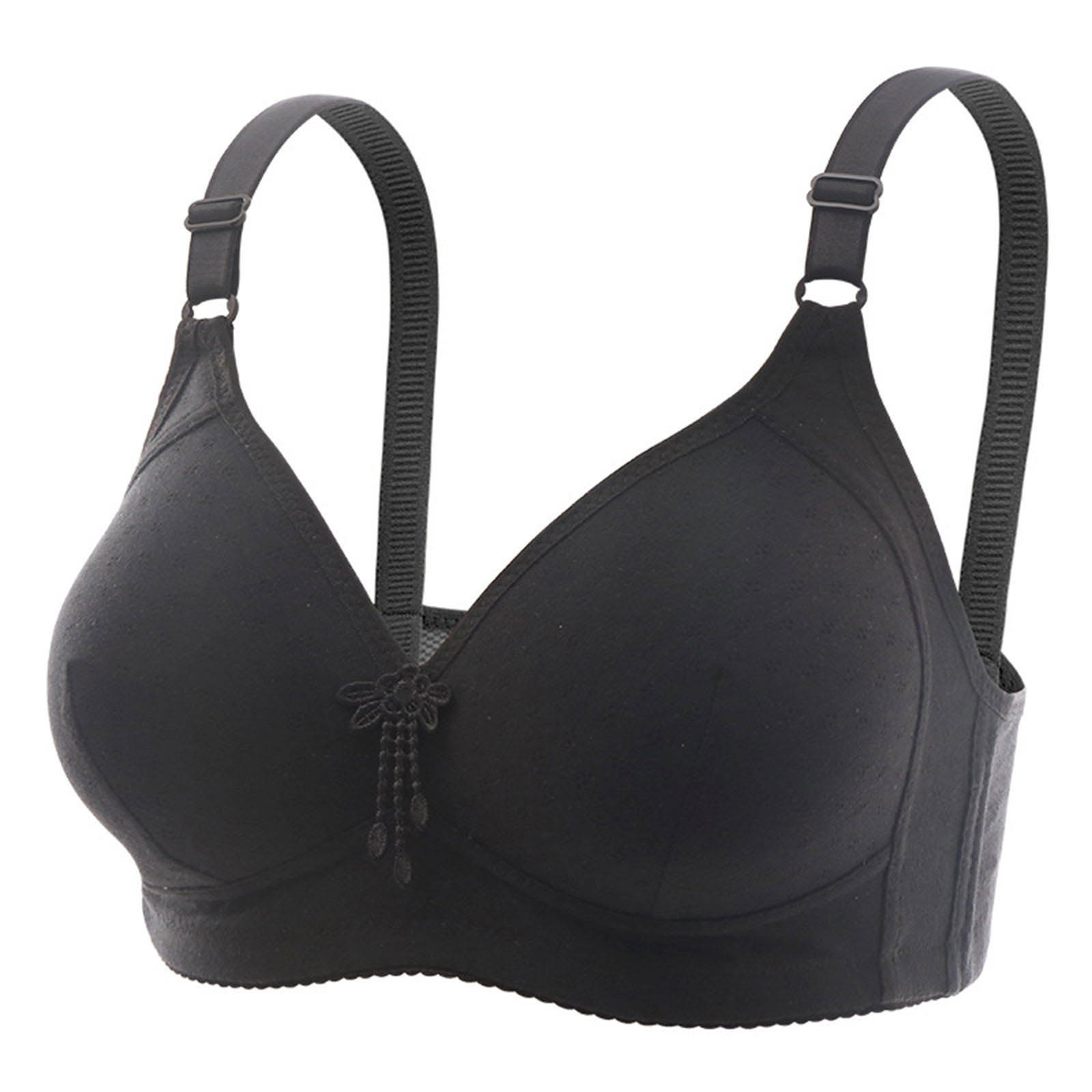 Push Up Bras for Women Wireless Comfort Sleep Plus Size Bra No Underwire Deep V Neck Comfortable Breathable Bra